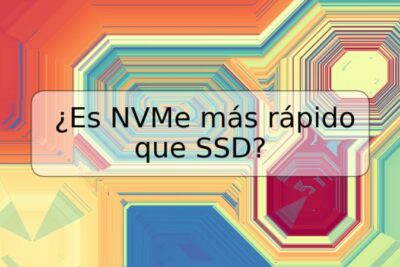 ¿Es NVMe más rápido que SSD?