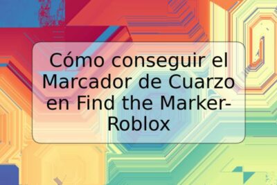 Cómo conseguir el Marcador de Cuarzo en Find the Marker-Roblox