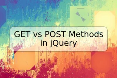 GET vs POST Methods in jQuery