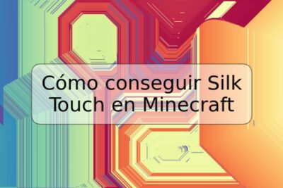 Cómo conseguir Silk Touch en Minecraft