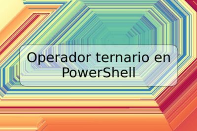 Operador ternario en PowerShell