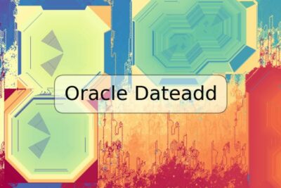 Oracle Dateadd
