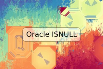 Oracle ISNULL