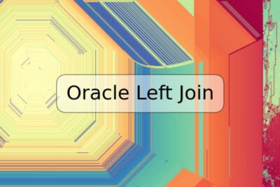Oracle Left Join