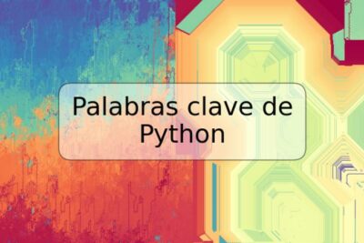 Palabras clave de Python