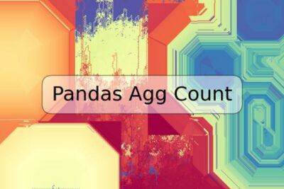 Pandas Agg Count
