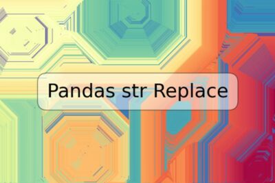 Pandas str Replace