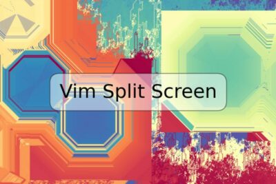 Vim Split Screen