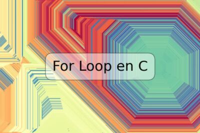 For Loop en C