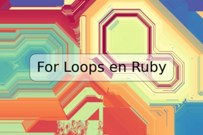 For Loops en Ruby