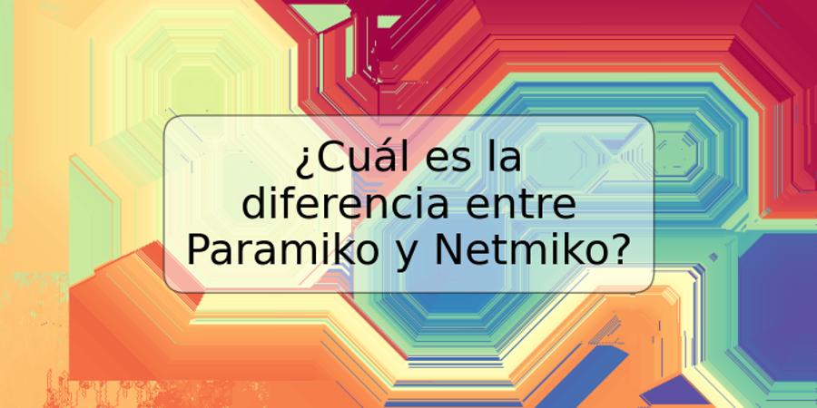 ¿Cuál es la diferencia entre Paramiko y Netmiko?