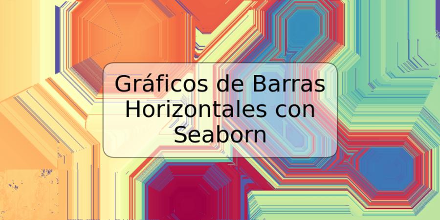 Gráficos de Barras Horizontales con Seaborn