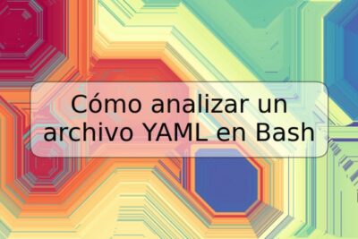 Cómo analizar un archivo YAML en Bash