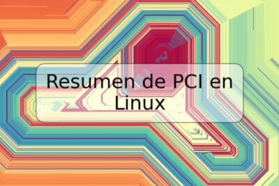 Resumen de PCI en Linux
