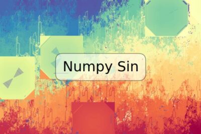 Numpy Sin