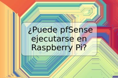 ¿Puede pfSense ejecutarse en Raspberry Pi?
