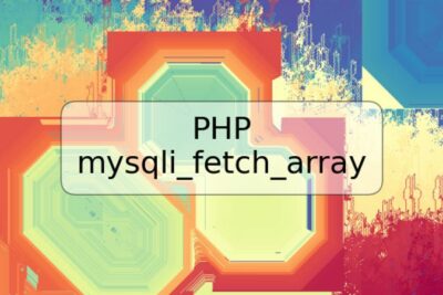 PHP mysqli_fetch_array