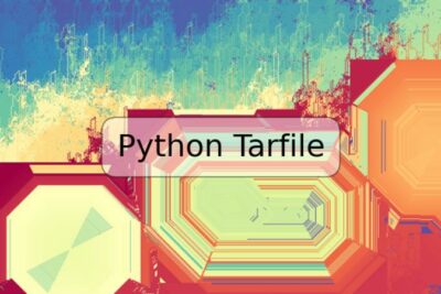 Python Tarfile