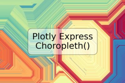 Plotly Express Choropleth()