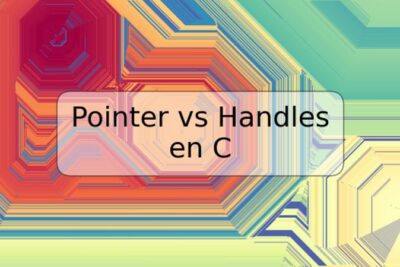 Pointer vs Handles en C