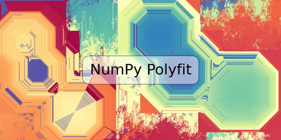 NumPy Polyfit