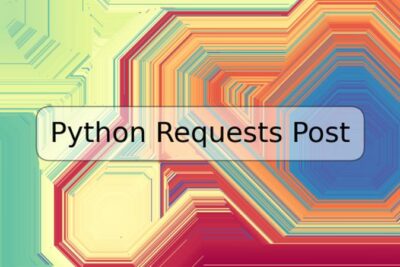 Python Requests Post