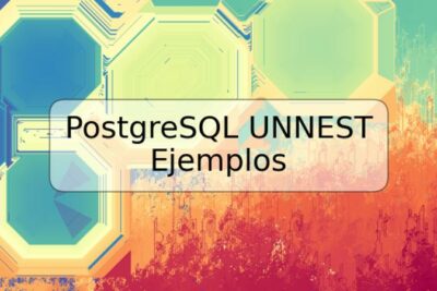 PostgreSQL UNNEST Ejemplos