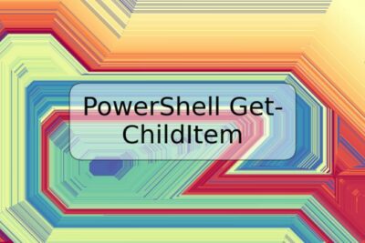 PowerShell Get-ChildItem