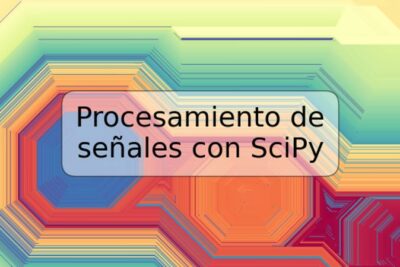 Procesamiento de señales con SciPy