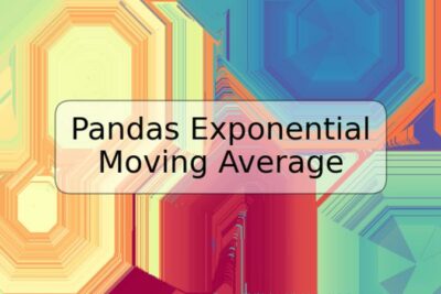Pandas Exponential Moving Average
