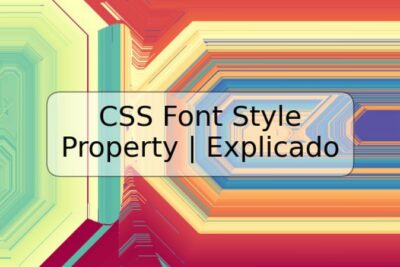 CSS Font Style Property | Explicado
