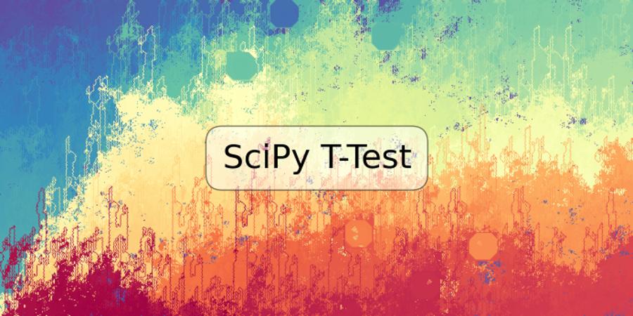 SciPy T-Test