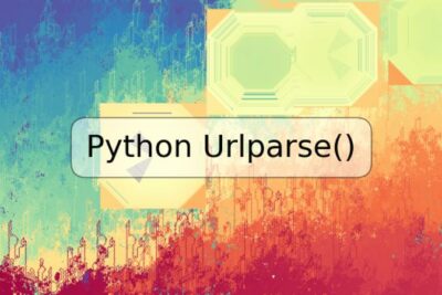 Python Urlparse()