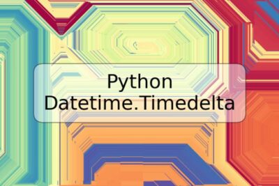 Python Datetime.Timedelta