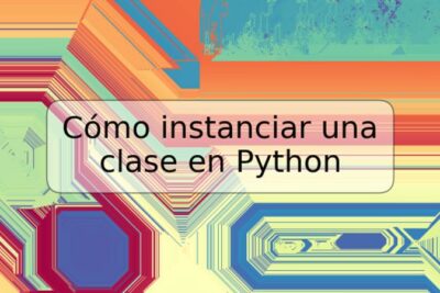 Cómo instanciar una clase en Python