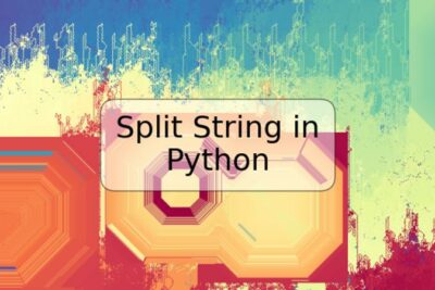 Split String in Python