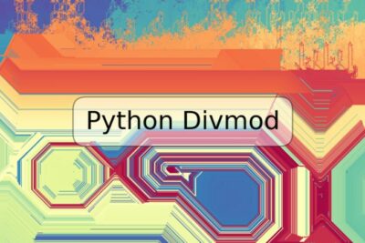 Python Divmod