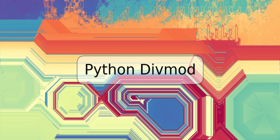 Python Divmod