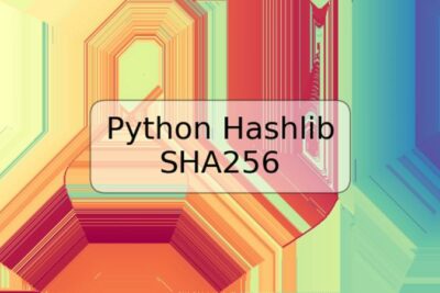 Python Hashlib SHA256