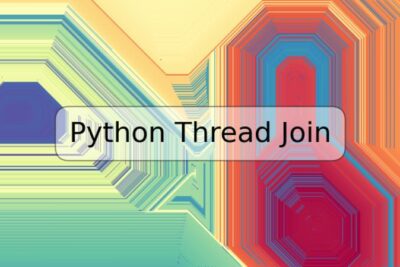 Python Thread Join