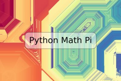 Python Math Pi