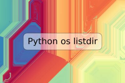 Python os listdir