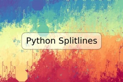 Python Splitlines