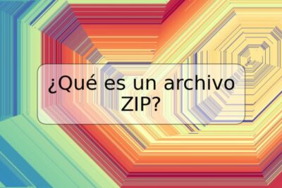 ¿Qué es un archivo ZIP?