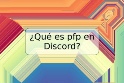 ¿Qué es pfp en Discord?