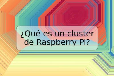 ¿Qué es un cluster de Raspberry Pi?