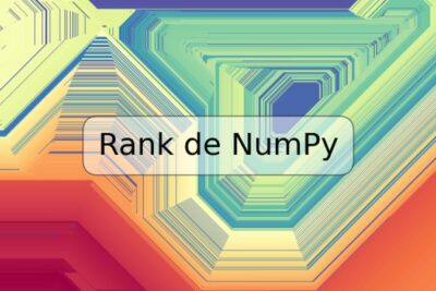 Rank de NumPy