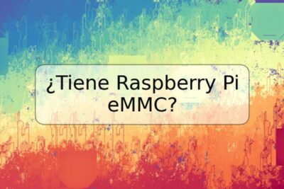¿Tiene Raspberry Pi eMMC?