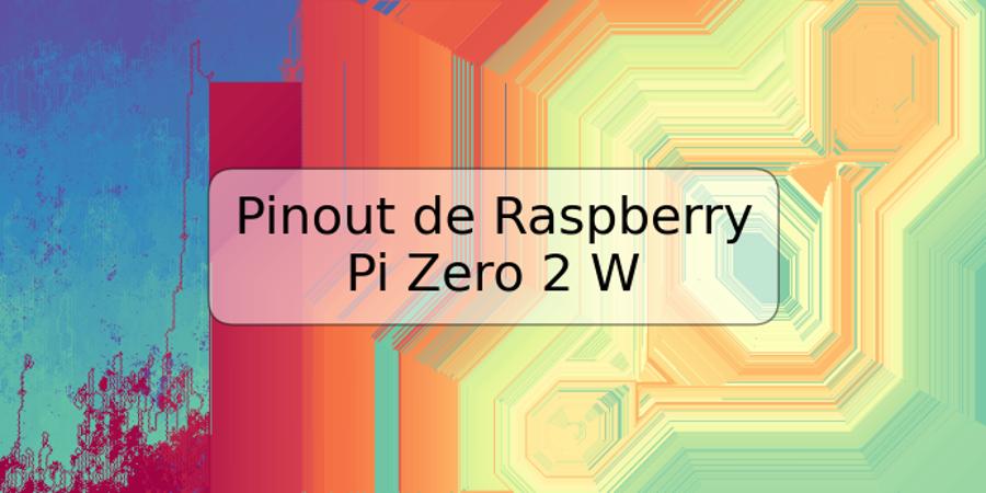 Pinout de Raspberry Pi Zero 2 W | TRSPOS