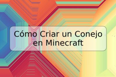 Cómo Criar un Conejo en Minecraft